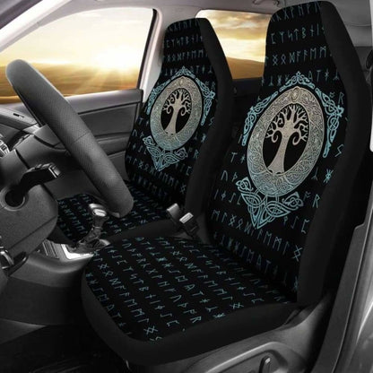 Viking Yggdrasil Tree Of Life Car Seat Covers 105905 - YourCarButBetter