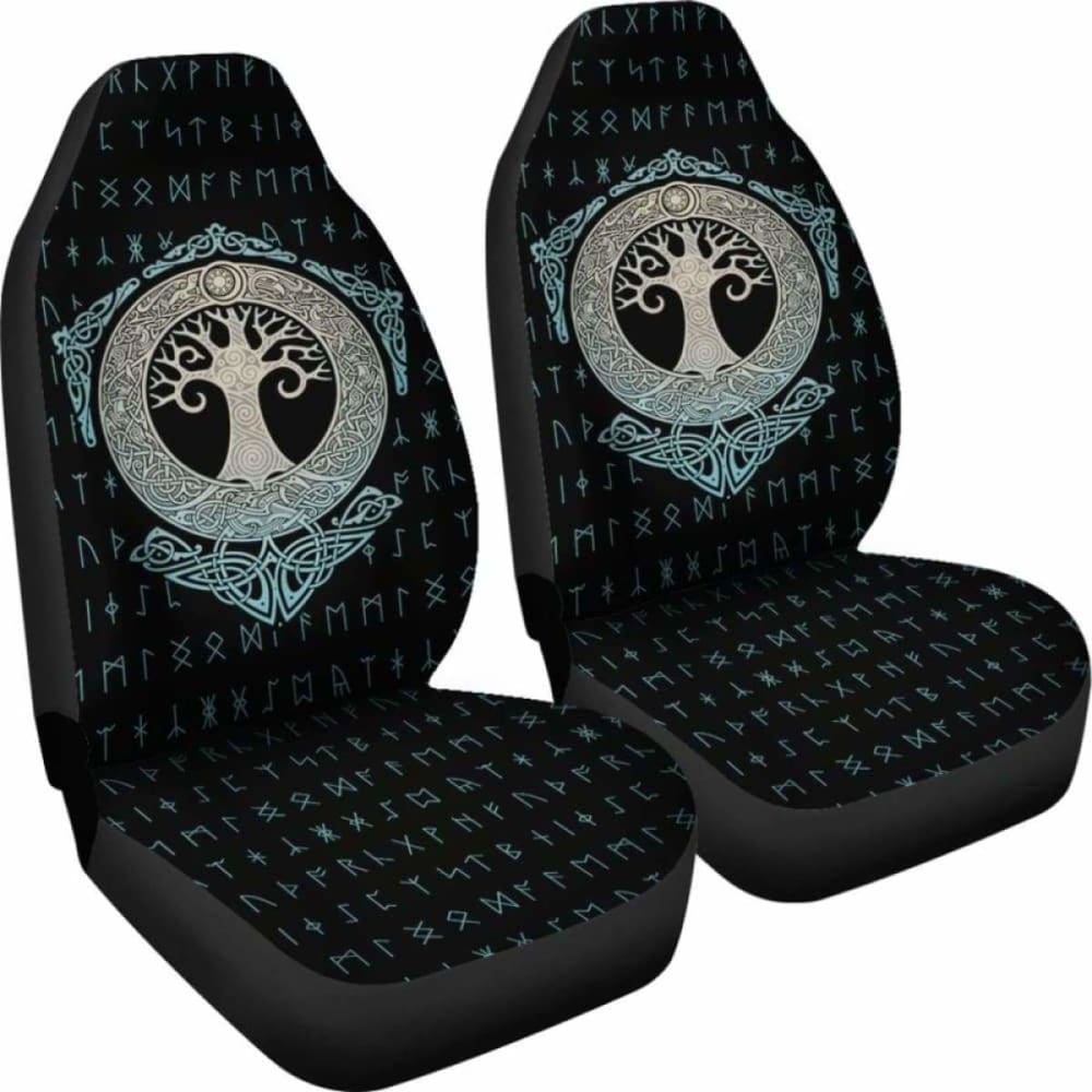 Viking Yggdrasil Tree Of Life Car Seat Covers 105905 - YourCarButBetter