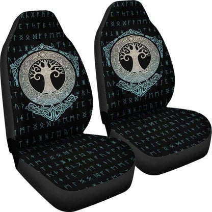 Viking Yggdrasil Tree Of Life Car Seat Covers 105905 - YourCarButBetter
