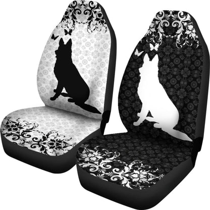 Vintage German Shepherd Car Seat Covers 210202 - YourCarButBetter