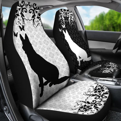 Vintage German Shepherd Car Seat Covers 210202 - YourCarButBetter