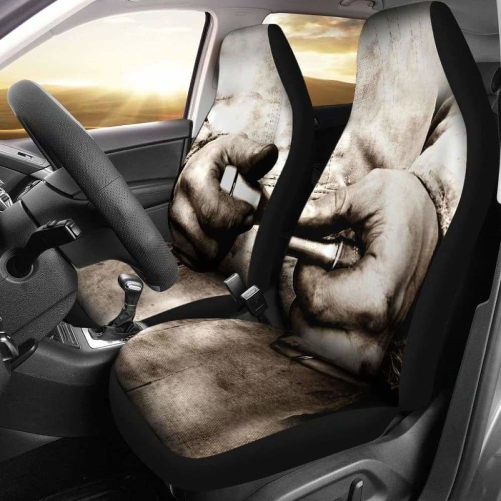 Vintage Mechanic Car Seat Covers 174914 - YourCarButBetter