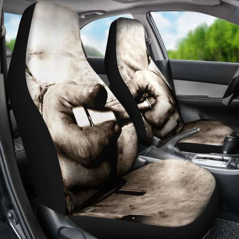 Vintage Mechanic Car Seat Covers 174914 - YourCarButBetter