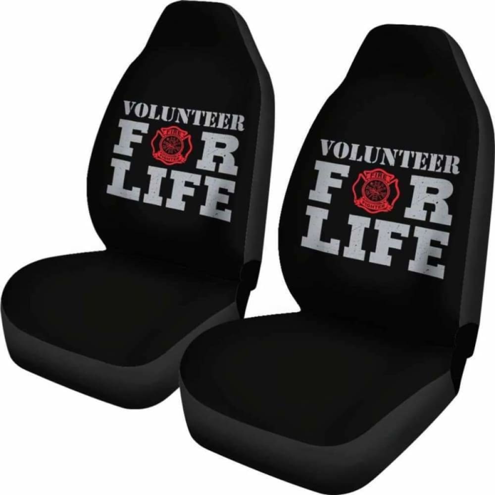 Volunteer For Life Firefighter Car Seat Covers 101211
