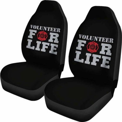 Volunteer For Life Firefighter Car Seat Covers 101211
