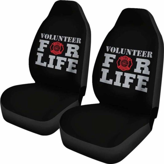 Volunteer For Life Firefighter Car Seat Covers 101211