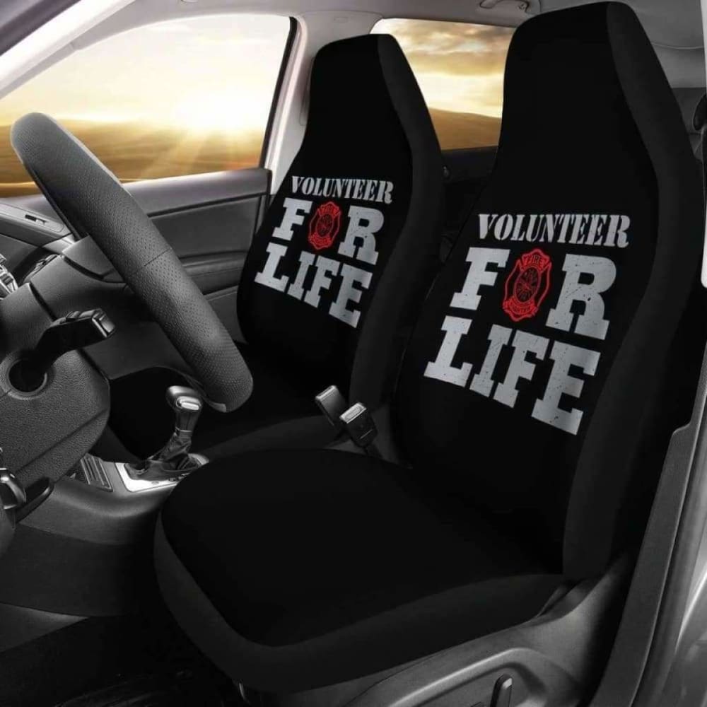 Volunteer For Life Firefighter Car Seat Covers 101211