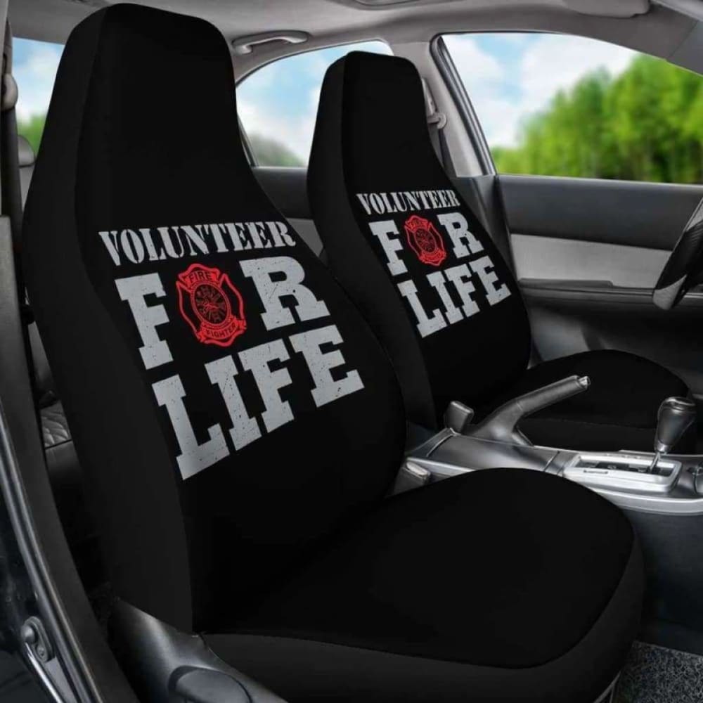 Volunteer For Life Firefighter Car Seat Covers 101211