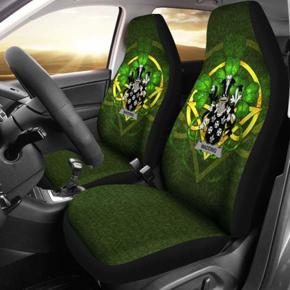Wadding Ireland Car Seat Cover Celtic Shamrock (Set Of Two) 154230 - YourCarButBetter