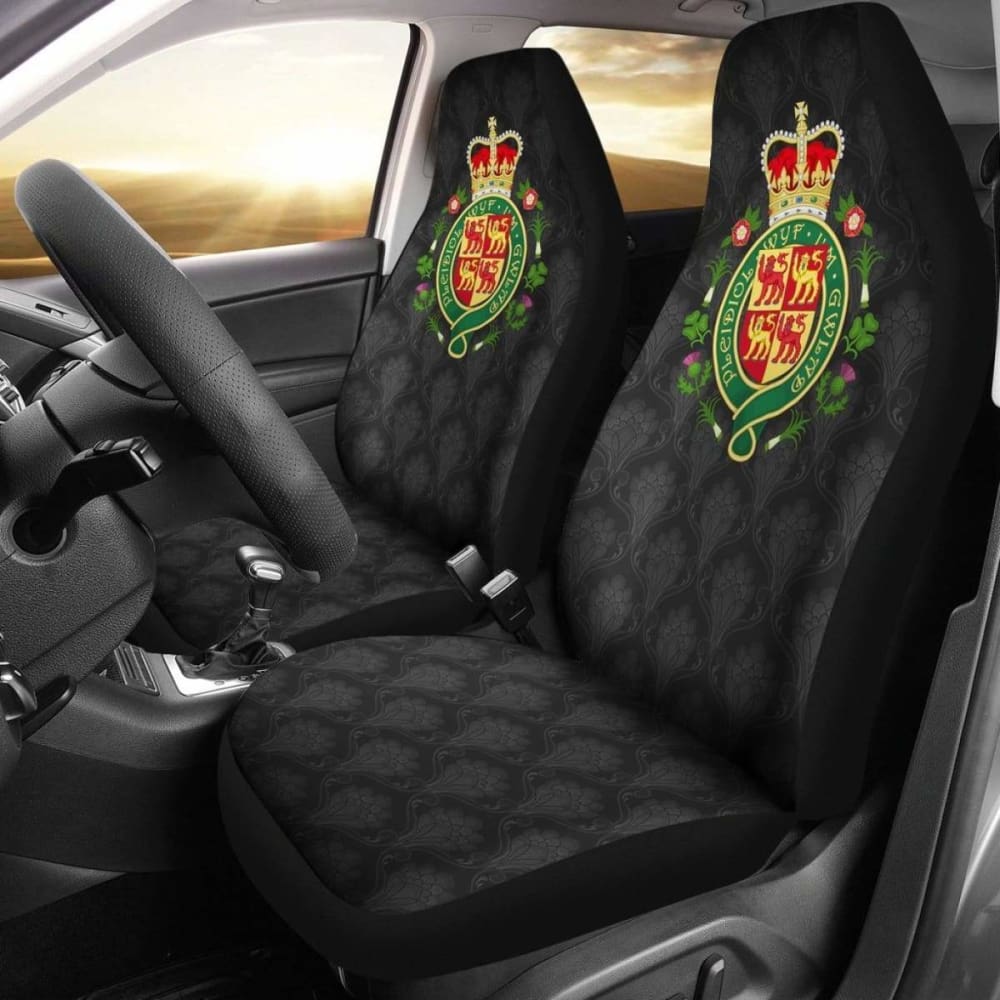 Wales Coat Of Arms Car Seat Covers Amazing 105905 - YourCarButBetter