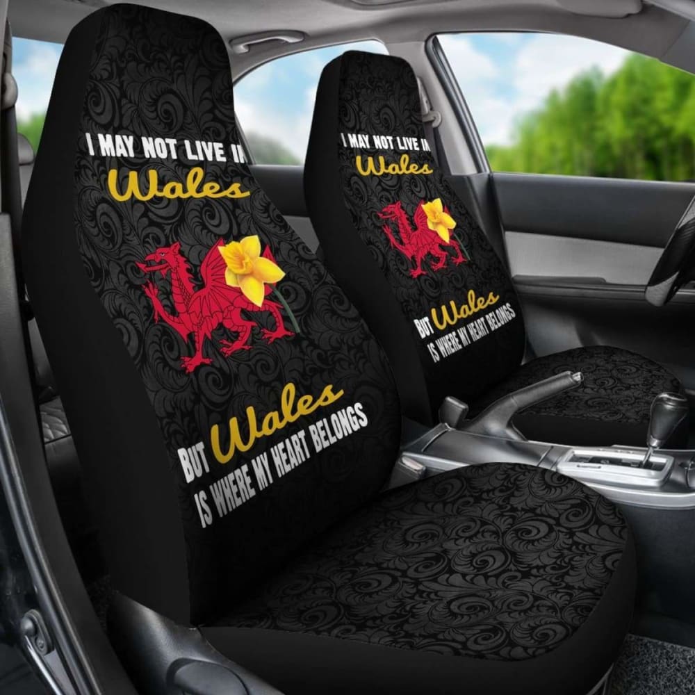 Wales Where My Heart Belongs Car Seat Covers 2 174914 - YourCarButBetter