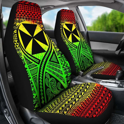 Wallis And Futuna Car Seat Cover Lift Up Reggae 09 153908 - YourCarButBetter