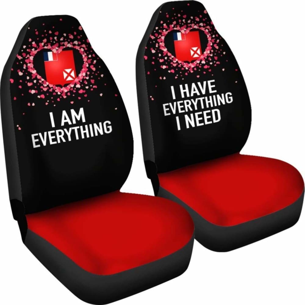 Wallis And Futuna Car Seat Covers Couple Valentine Everthing I Need (Set Of Two) 153908 - YourCarButBetter