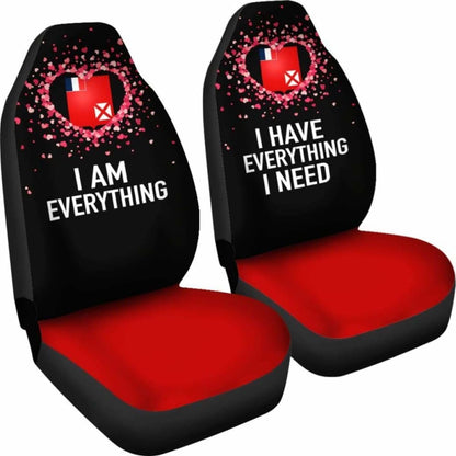 Wallis And Futuna Car Seat Covers Couple Valentine Everthing I Need (Set Of Two) 153908 - YourCarButBetter