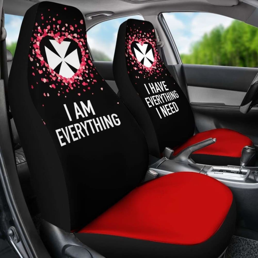 Wallis And Futuna Car Seat Covers Couple Valentine Everthing I Need (Set Of Two) 153908 - YourCarButBetter