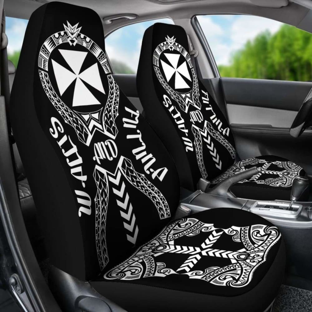 Wallis And Futuna Car Seat Covers Polynesian Tribal 105905 - YourCarButBetter
