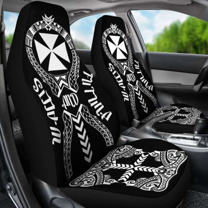 Wallis And Futuna Car Seat Covers Polynesian Tribal 105905 - YourCarButBetter