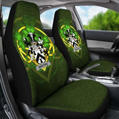 Warters Ireland Car Seat Cover Celtic Shamrock (Set Of Two) 154230 - YourCarButBetter
