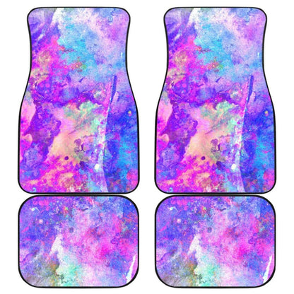 Water Colour Purple Car Mats 174510 - YourCarButBetter