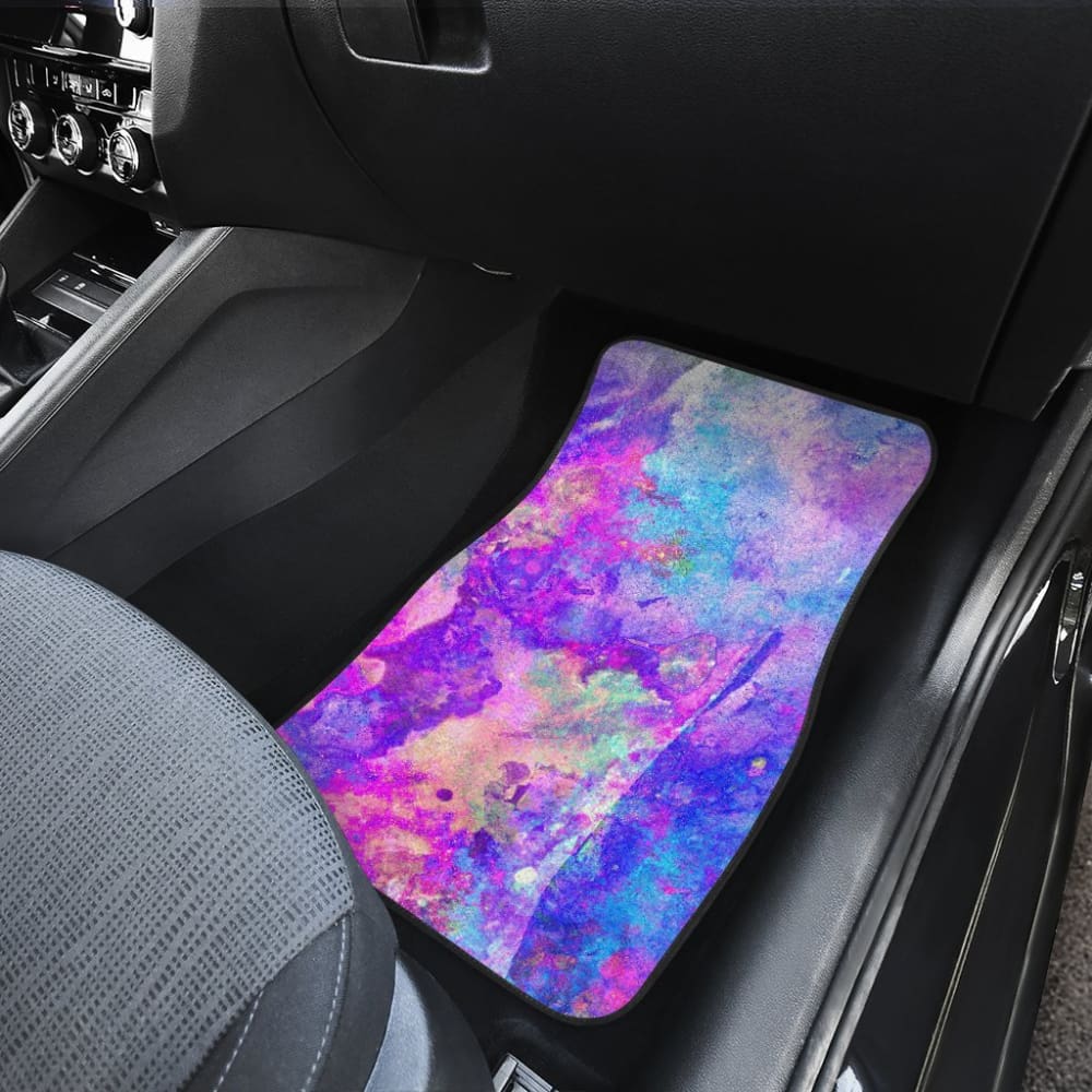 Water Colour Purple Car Mats 174510 - YourCarButBetter