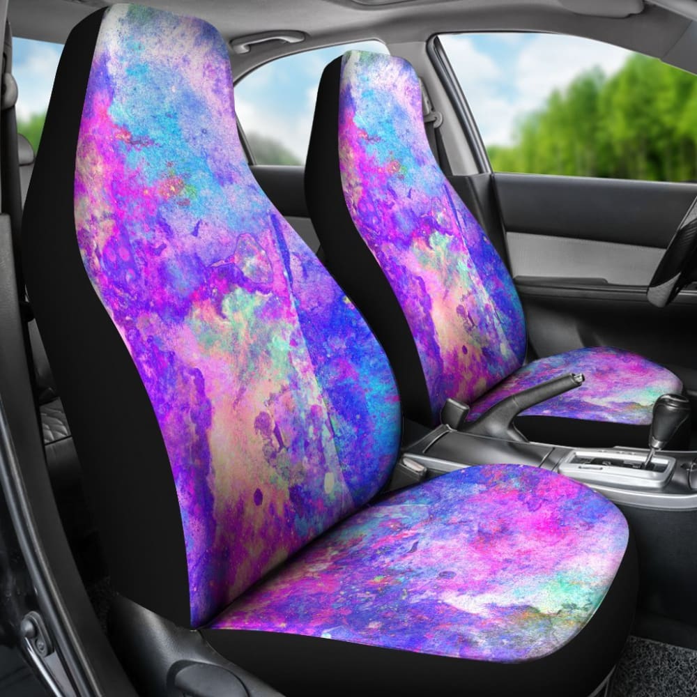 Water Colour Purple Car Seat Cover 174510 - YourCarButBetter