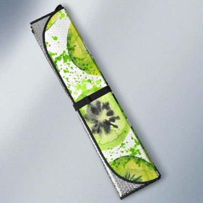 Watercolor Kiwi Pattern Car Auto Sun Shades 460402 - YourCarButBetter