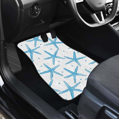 Watercolor Starfish Pattern Front And Back Car Mats 174914 - YourCarButBetter