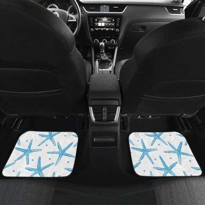 Watercolor Starfish Pattern Front And Back Car Mats 174914 - YourCarButBetter