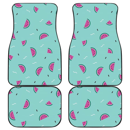 Watercolor Watermelon Pattern Print Car Floor Mats 210507 - YourCarButBetter