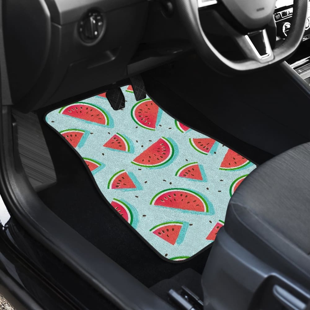 Watermelon Fruit Summer Car Floor Mats 212004 - YourCarButBetter
