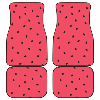 Watermelon Texture Background Front And Back Car Mats 195016 - YourCarButBetter