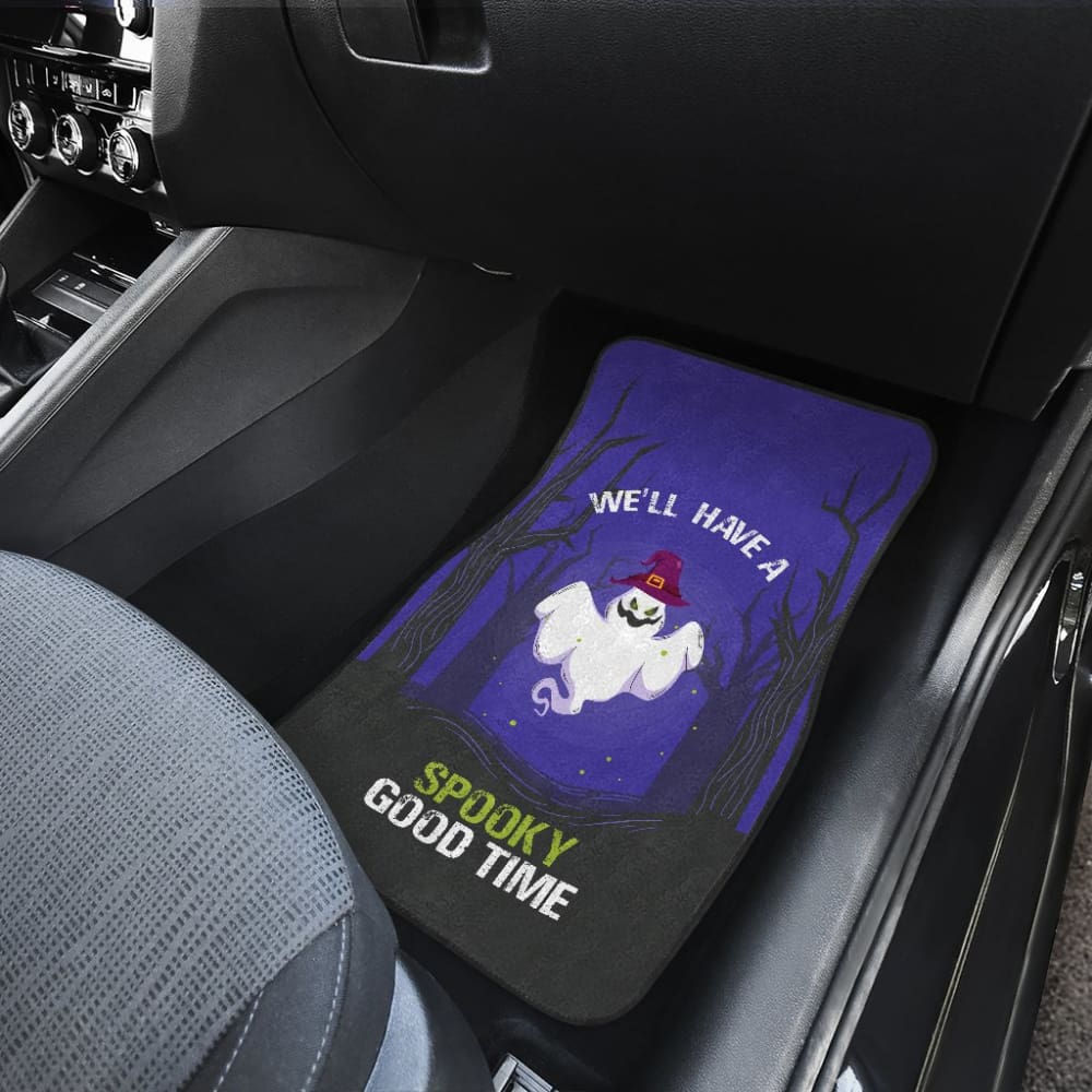 We’ll Have A Spooky Good Time Ghost For A Cute Ghost Car Floor Mats 211110 - YourCarButBetter