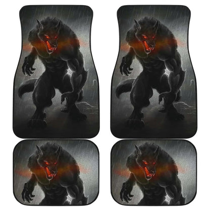 Werewolf Monster Car Floor Mats Amazing Best Gift Ideas 212109 - YourCarButBetter