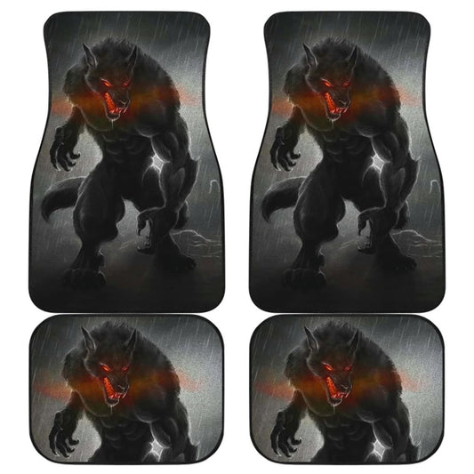 Werewolf Monster Car Floor Mats Amazing Best Gift Ideas 212109 - YourCarButBetter