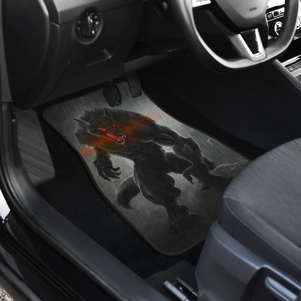 Werewolf Monster Car Floor Mats Amazing Best Gift Ideas 212109 - YourCarButBetter