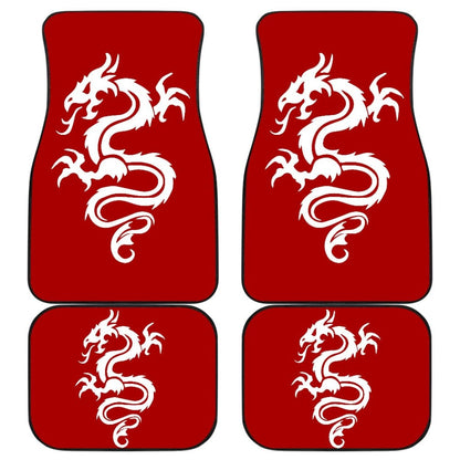 White Dragon The Celtic Car Floor Mats 211803 - YourCarButBetter