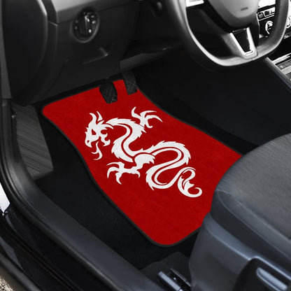 White Dragon The Celtic Car Floor Mats 211803 - YourCarButBetter