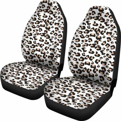 White Leopard Print Car Seat Covers 092813 - YourCarButBetter