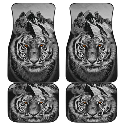 White Mountain Tiger Floor Mats for Car 211303