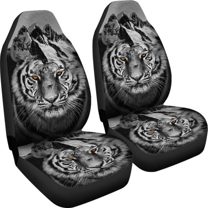 White Mountain Tiger Seat Covers for Car 211303