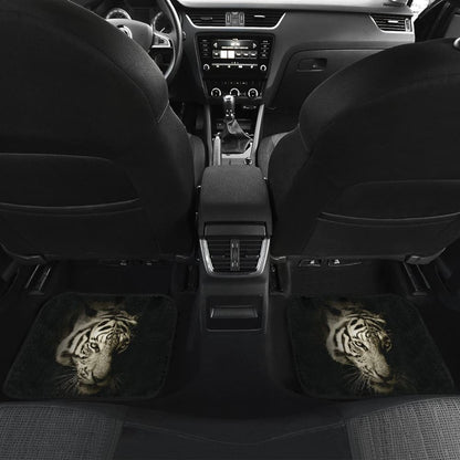 White Tiger Car Floor Mats Amazing Gift Ideas 212701 - YourCarButBetter