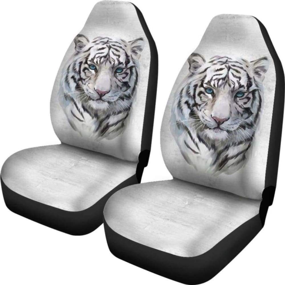 White Tiger Car Seat Covers 113308