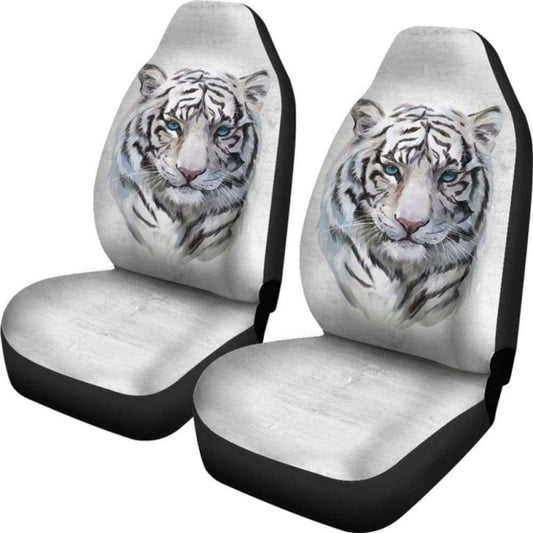 White Tiger Car Seat Covers 113308