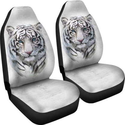 White Tiger Car Seat Covers 113308