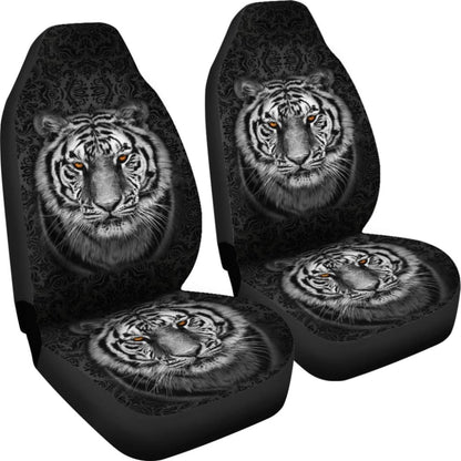 White Tiger Car Seat Covers 211003