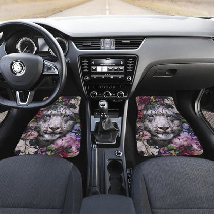 White Tiger Flower Amazing Gift Ideas Car Seat Covers 210101 - YourCarButBetter