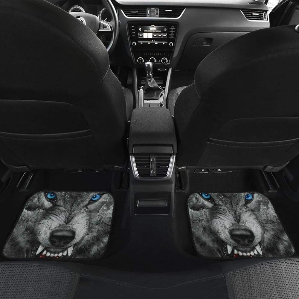 Wild Fierce Wolf Car Floor Mats 212502