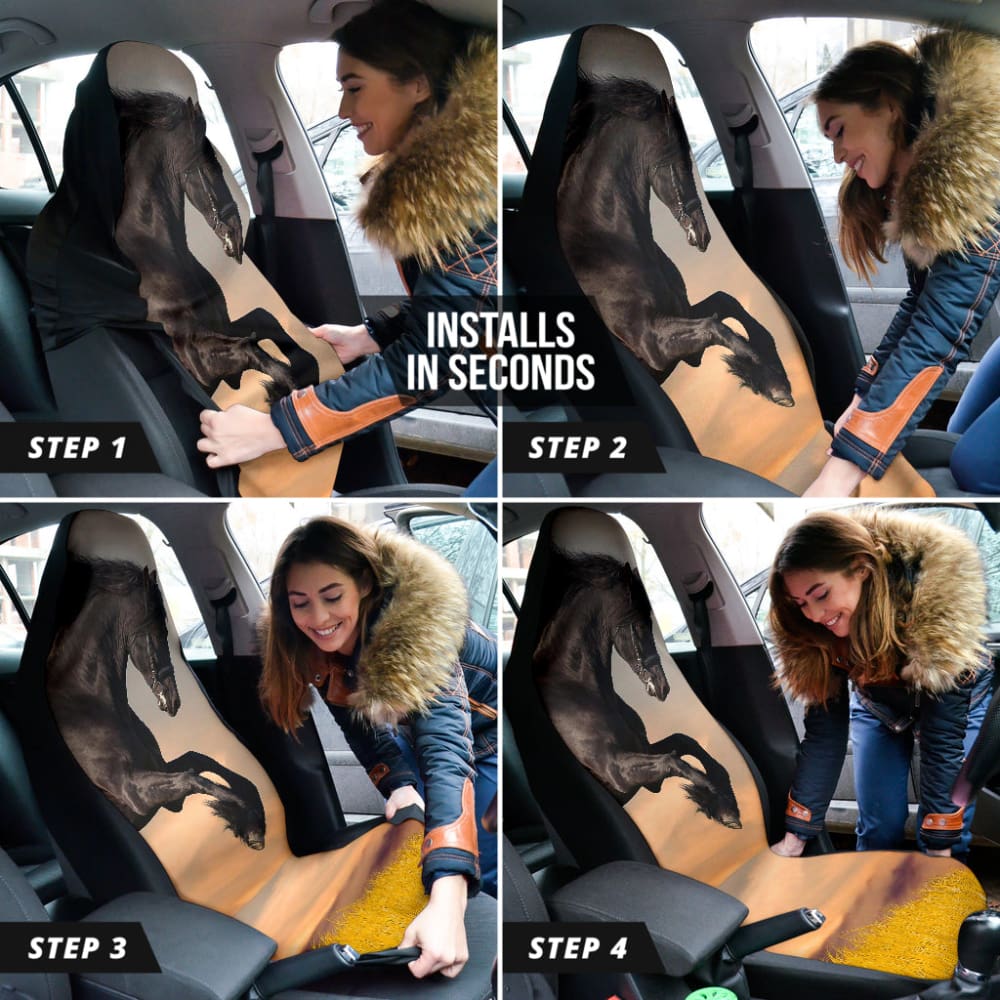 Wild Horse Car Seat Covers 210201 - YourCarButBetter