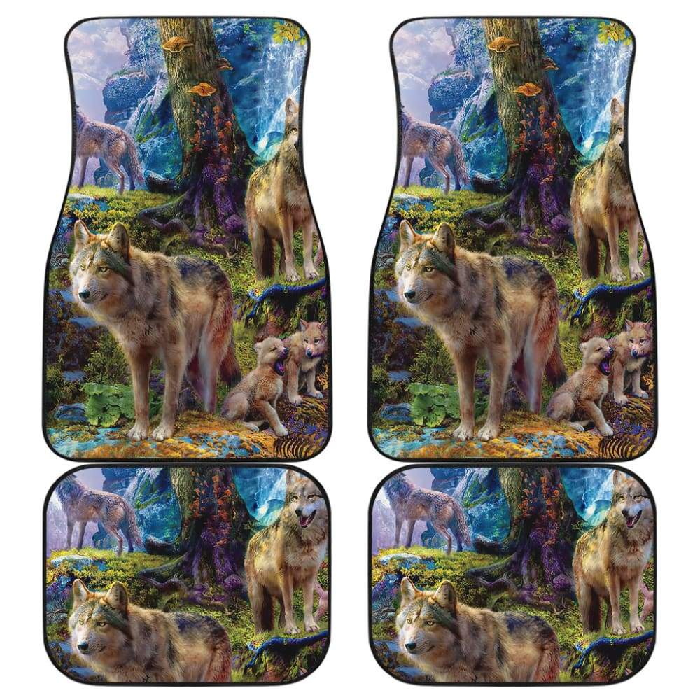 Wild Wolf Car Floor Mats 212402