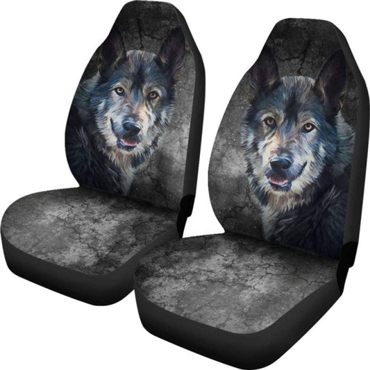 Wild Wolf Car Seat Covers 094513